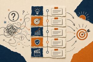 Landing page decision map for clearer conversion choices