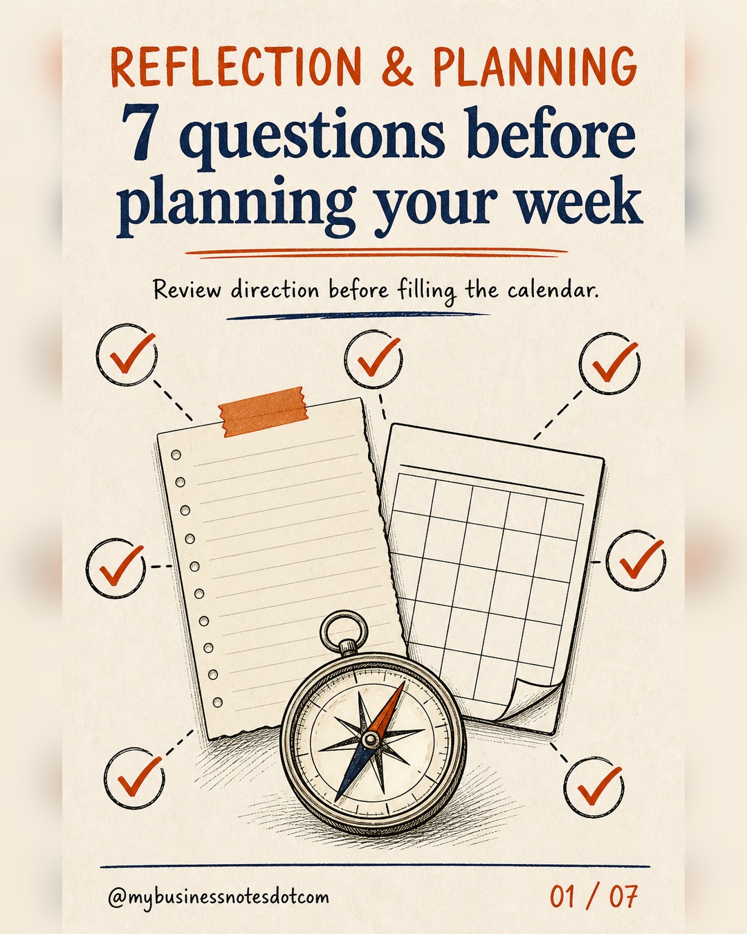 7 questions before planning your week