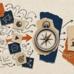 Marketing direction connects business results, priorities, actions and evidence