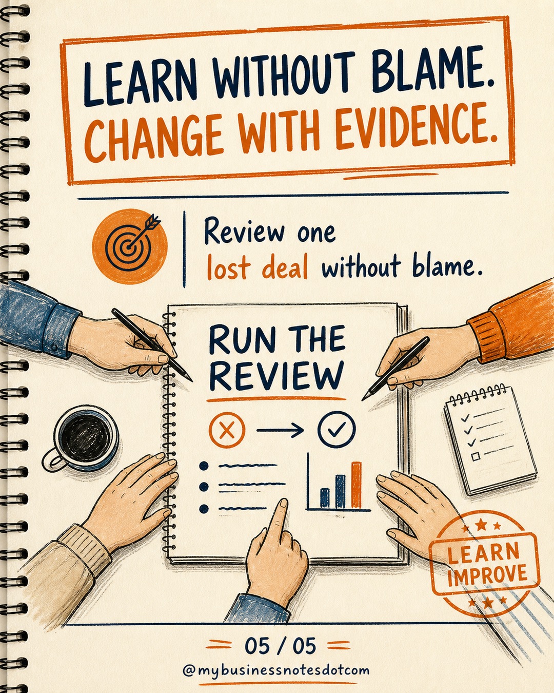 How to Run a Lost-Deal Learning Review â slide 5 of 5